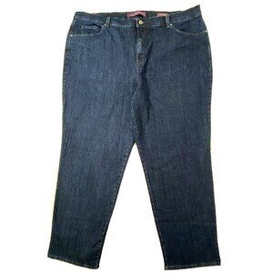 Gloria Vanderbilt Amanda Jeans 22W Average Slimming Heritage Fit Tapered 44 x 30